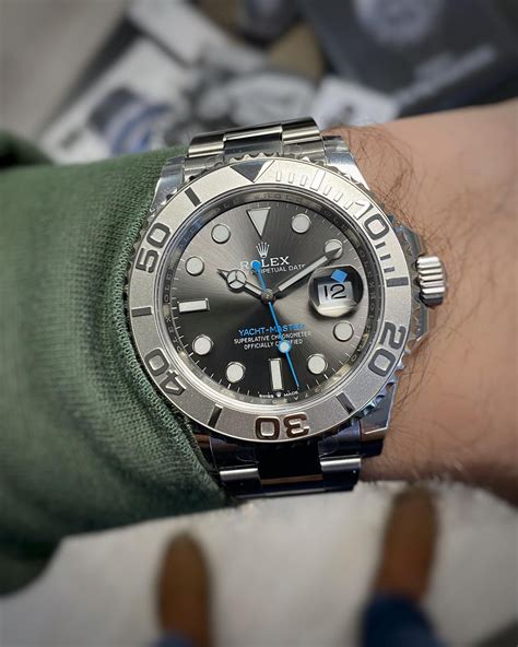 rolex rhodium 39|Rolex yacht master 40 thickness.